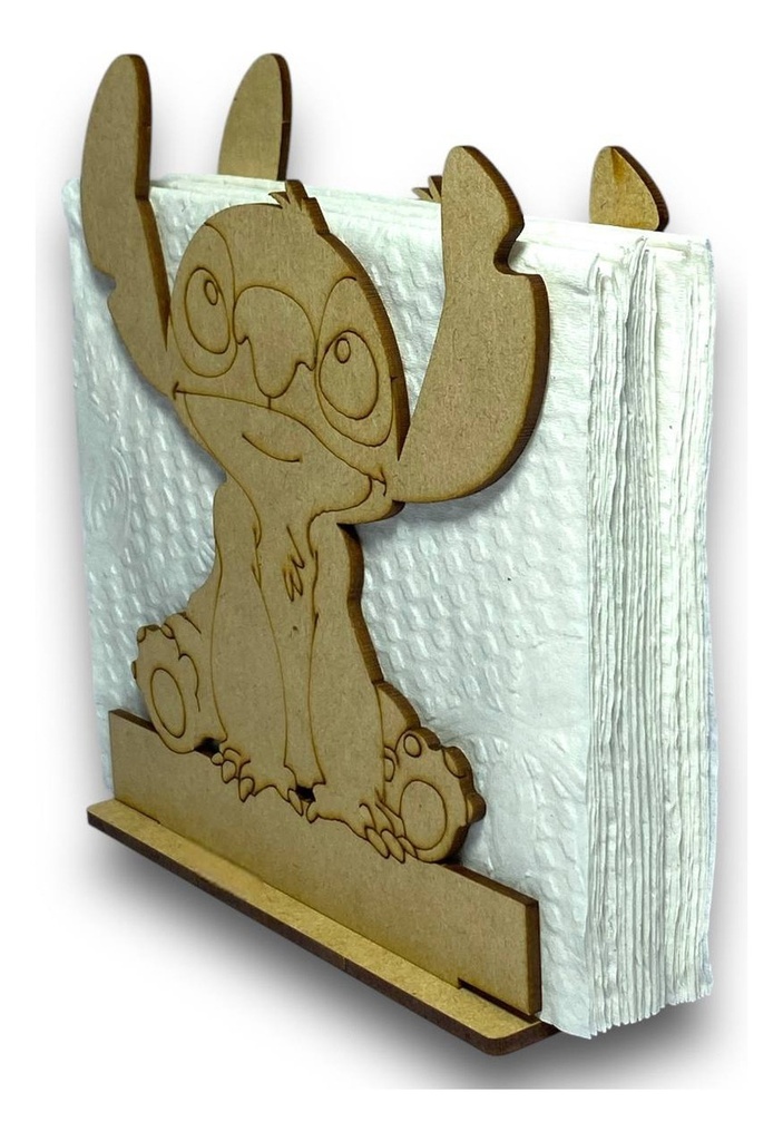 Servilleteros Stitch Recuerdo Grabado Personalizado 15 Pzas