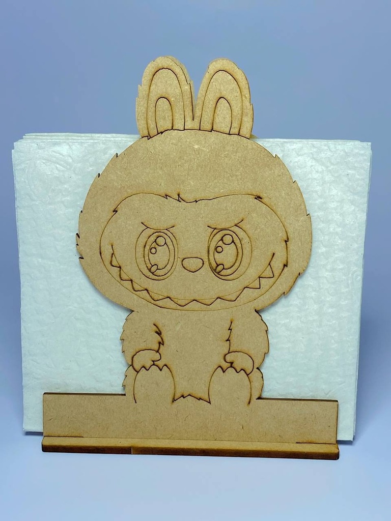 Servilleteros Labubu Recuerdo Grabado Personalizado 10 Pzas