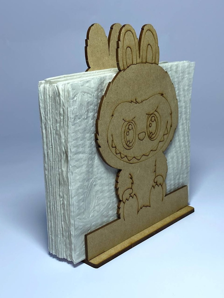 Servilleteros Labubu Recuerdo Grabado Personalizado 10 Pzas