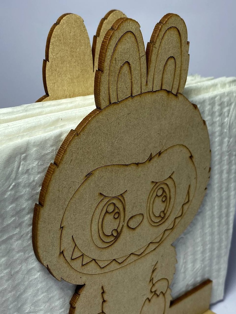 Servilleteros Labubu Recuerdo Grabado Personalizado 10 Pzas