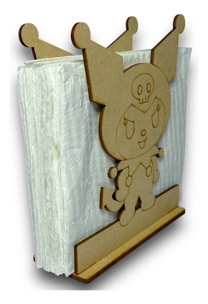 Servilleteros Kuromi Recuerdo Grabado Personalizado 10 Pzas