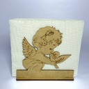 Servilleteros Bautizo Recuerdo Grabado Personalizado 15 Pzas