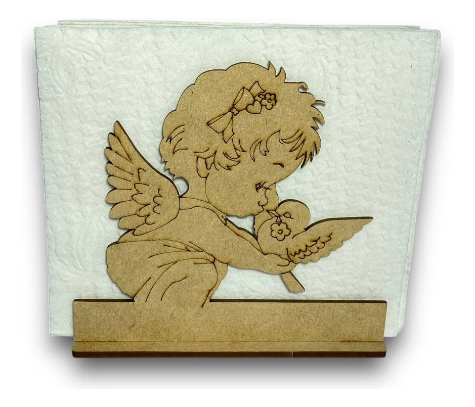 Servilleteros Bautizo Recuerdo Grabado Personalizado 15 Pzas