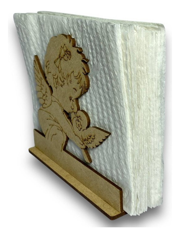 Servilleteros Bautizo Recuerdo Grabado Personalizado 15 Pzas