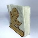 Servilleteros Bautizo Recuerdo Grabado Personalizado 15 Pzas