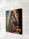 Cuadro Virgen Guadalupe Impresión Directa En Mdf 30x25cm M2