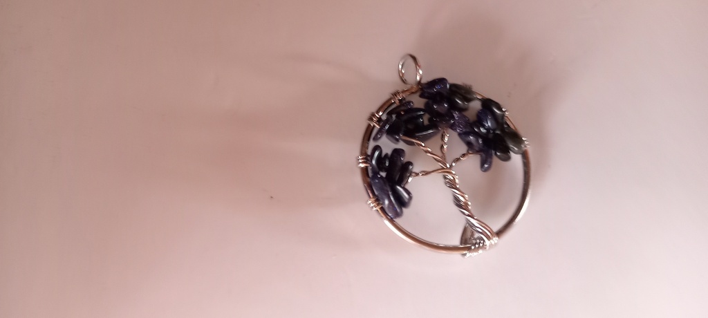 Collar arbol de la vida con piedrita