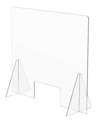 Mampara Protección Anticontagios. 90x60 Cm. Grosor 4 Mm