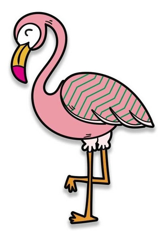 Cuadro Flamingo Pink Impresión Directa En Madera Mdf 6 Mm