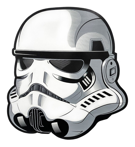 Cuadro Stormtrooper Impresión Directa En Madera Mdf 6 Mm