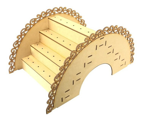 Puente Portapaletas Mdf. Bautizo,  Boda, 15 Años Candy Bar