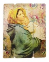 Cuadro Madona Con Niño Dios Impresión Directa En Mdf 30x25cm