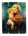 Cuadro San Antonio Niño Dios Impresión Directa Mdf 60x46cm