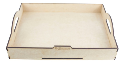 10 Charolas O Bandejas Madera (mdf 6 Mm)  40 X 30 X 6 Cm