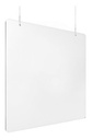 Mampara Colgante Anticontagios 60x60 Cm Grosor 2 Mm