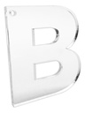 Llavero 35 Letras  Acrílico - 3 Mm - 5 X Proporción