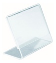 Porta Precio Acrílico De 2mm 5.5x3.5 Cm (pack 20 Pzas)