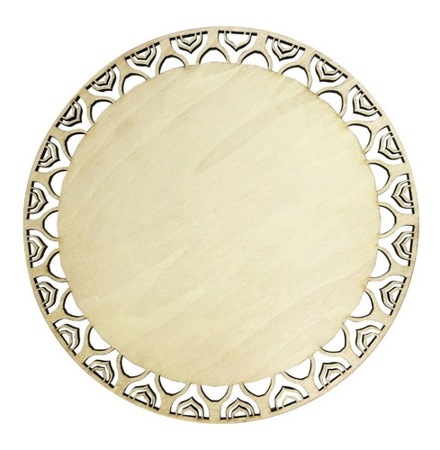 Bajoplato Mantel Blonda Tapete Bandeja Triplay (pack 5)