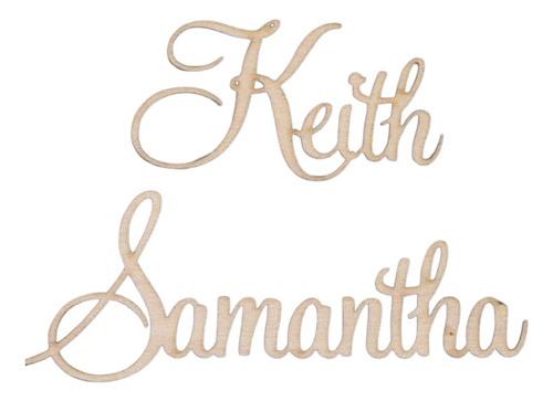 Nombres Para Árbol De Navidad Paquete Con 2 Pintados