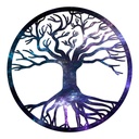 Cuadro Arbol De La Vida Mandala Impresión Directa Mdf - 60cm