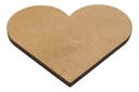 Corazón Sencillo En Corte Láser Mdf 2cm Pack 200 Pzs.