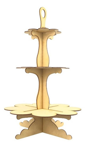 Base Nubes De 3 Pisos Dulcero, Candy Bar Corte Laser