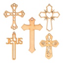 Cruz Mdf Recuerdo Bautizo Primera Comunión  - Pack 30  