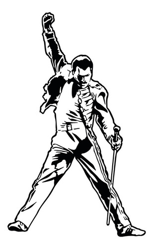 Cuadro Decorativo Freddie Mercury - Mdf 6mm 
