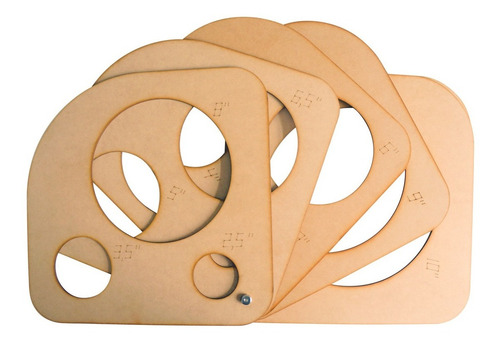 Calibrador De Globos Abanico Corte Laser Mdf 3mm 