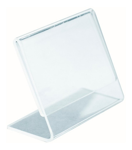 Porta Precio Acrílico De 2mm 7.5x5-cm - Pack 20 Pzs.