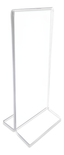 Porta Menu De Acrílico Doble Vista Pack 40 Ud 7 Cm X 14 Cm