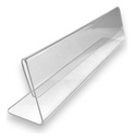 Porta Nombre, Acrílico De 2mm 23x5 Cm Pack 20