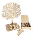 Árbol De Firmas Mdf 6mm 100 Corazones