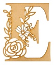 Letras Mdf Flores Corte Laser 20 Cm 3mm (pack 7)