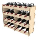Cavas, Soporte Para Botellas De Vino Para 24 Botellas