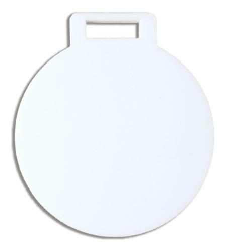 Medalla Acrílico Blanco 3mm 6cm Para Sublimar - Pack 50