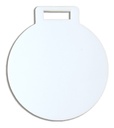 Medalla Acrílico Blanco 3mm 6cm Para Sublimar - Pack 50