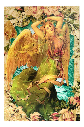Cuadro Decorativo Vintage Hogar Oficina Angel 20x30