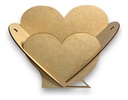 Regalo Dulcero Florero Corazón San Valentín Mdf - Pack 16