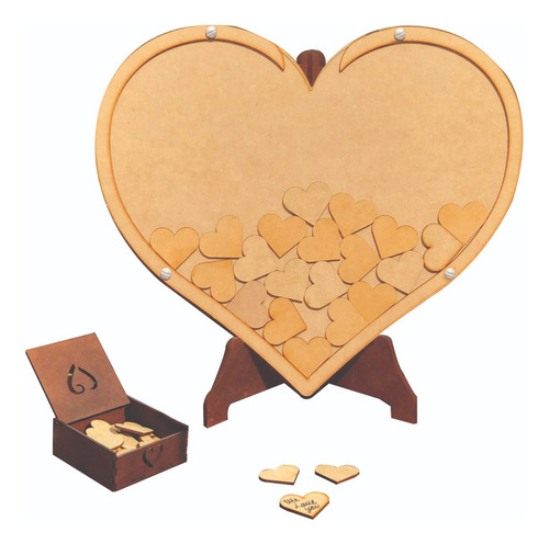 Cuadro De Firmas Libro De Invitados Boda Xv Años Acrilico 05