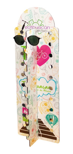 Exhibidor Para Lentes En Madera Para 10 Piezas Personalizado