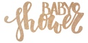 Letrero Baby Shower Mdf 3mm, Decoración Mesa 80x40cm