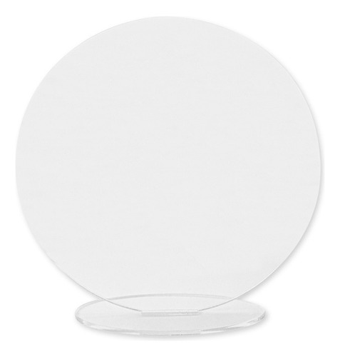 Circulo Con Base Decoración Centro De Mesa Acrilico 3mm 18cm