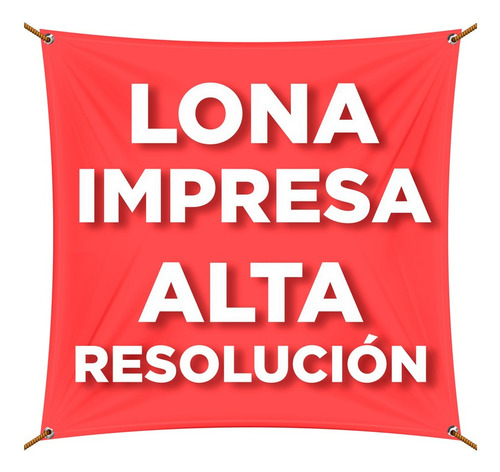 Lona Impresa 5x1 Personalizada Publicidad Eventos Anuncio