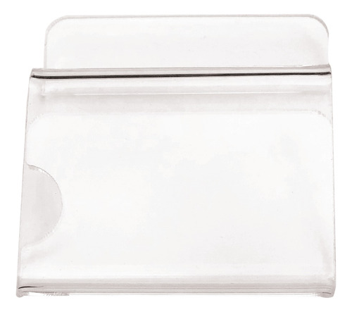 Porta Precio Panel Ranurado Acrílico De 2mm 5x10cm 100 Pzs