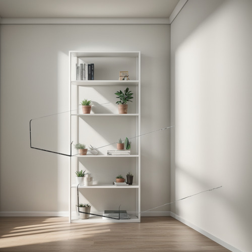 Repisa Estante Flotante De Acrílico 6mm Pared 70x13 2 Ud.