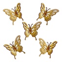 Mariposa Madera Mdf 3d Decoración Recuerdo 9x8 20 Pzs.