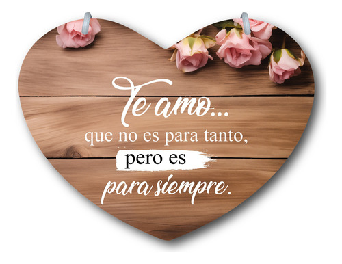 Letrero Pajes Boda Diseño Corazón 40x30cm Decoración J2