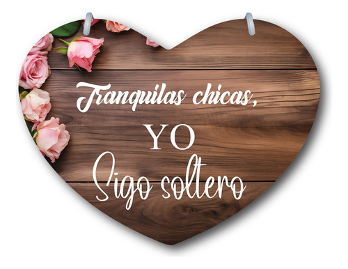 Letrero Pajes Boda Diseño Corazón 40x30cm Decoración I4