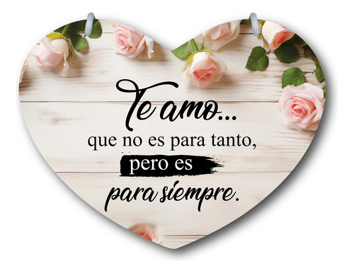 Letrero Pajes Boda Diseño Corazón 40x30cm Decoración L2